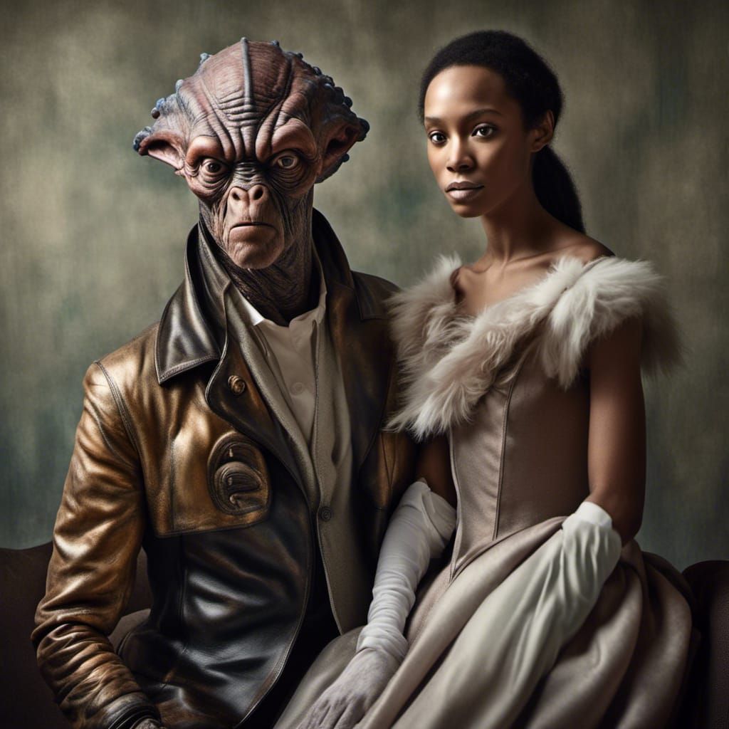 Historical Figures Party: Hyperrealistic Digital Art