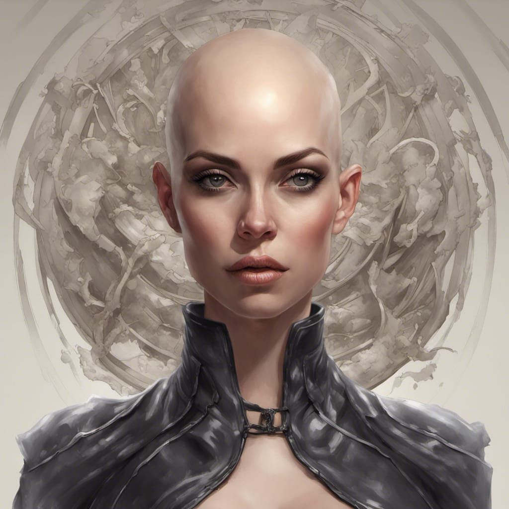 Woman with Latex Corset: Realistic 8K Portrait