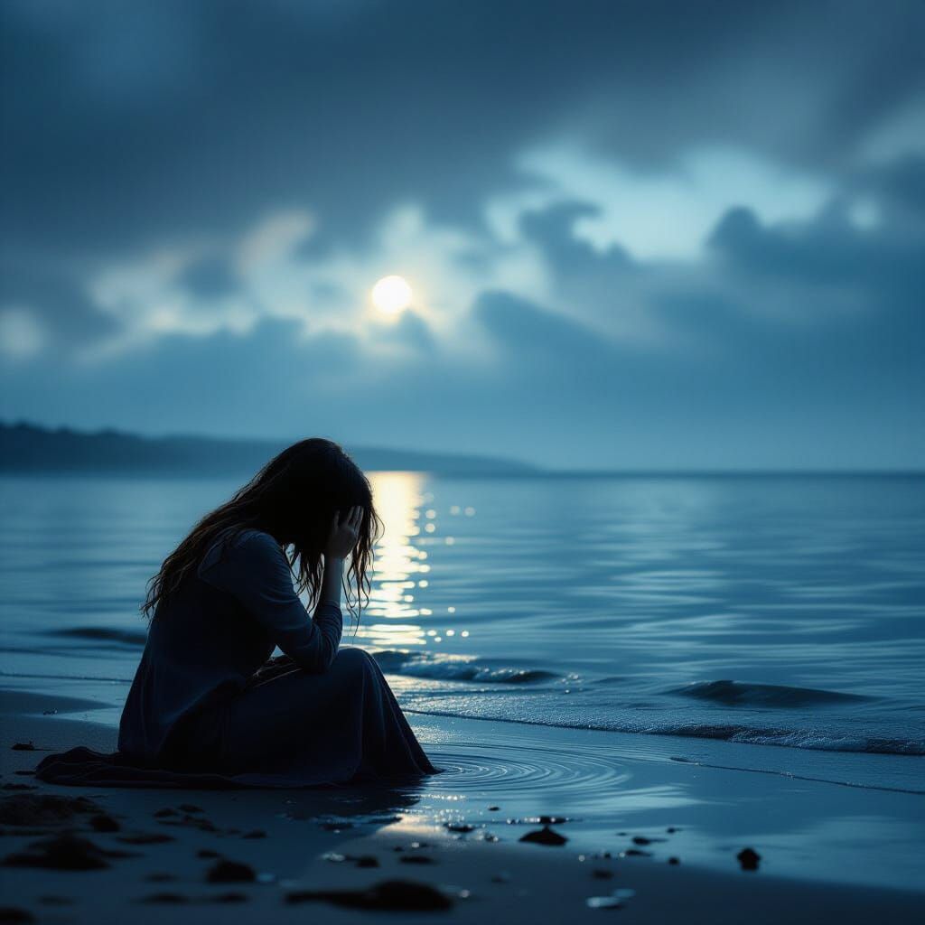 Tears Fall in the Evening Silence