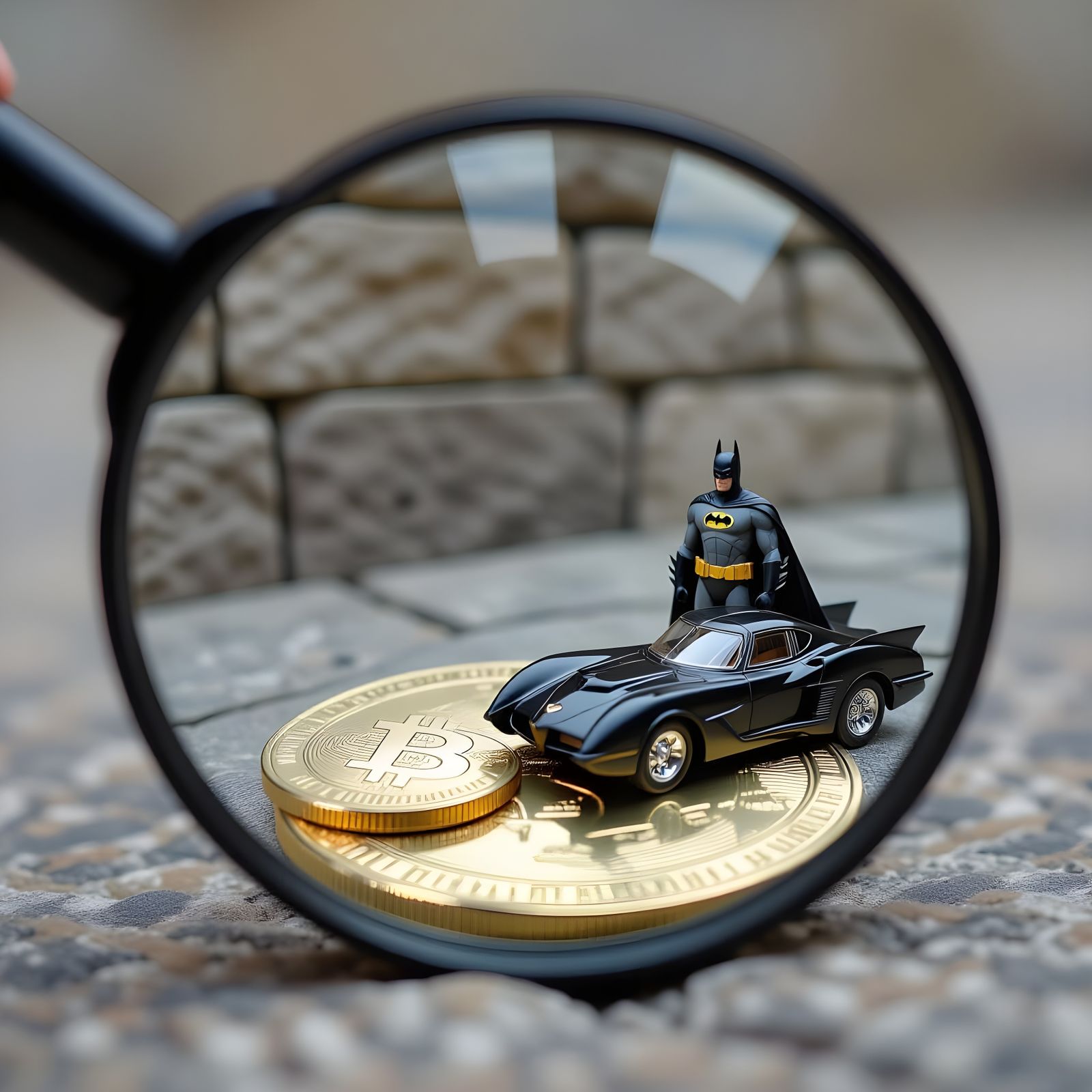 Miniature Batman World Revealed on Ancient Coin