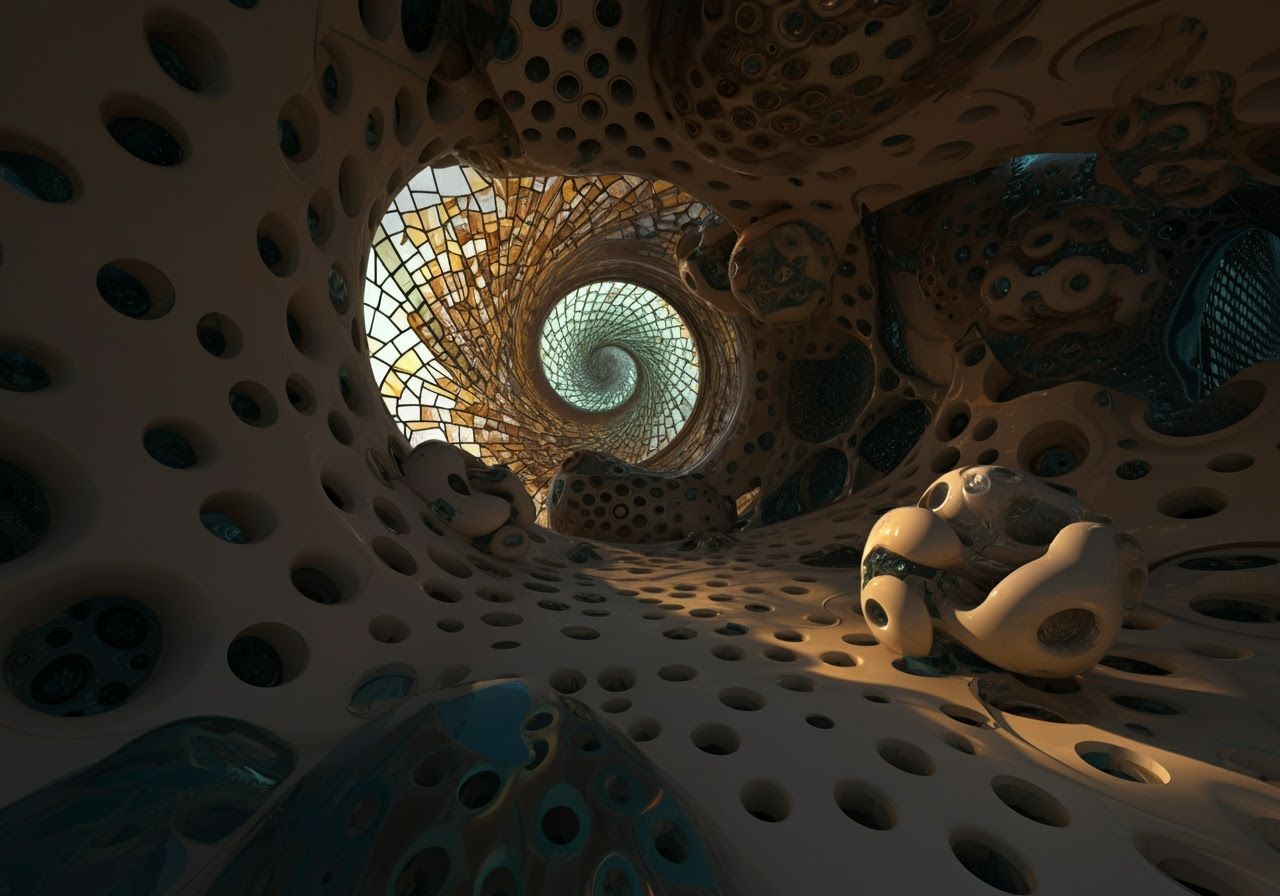 Diatomaceous Modernism Inflatable Ceramic Earthly Whirlingto...