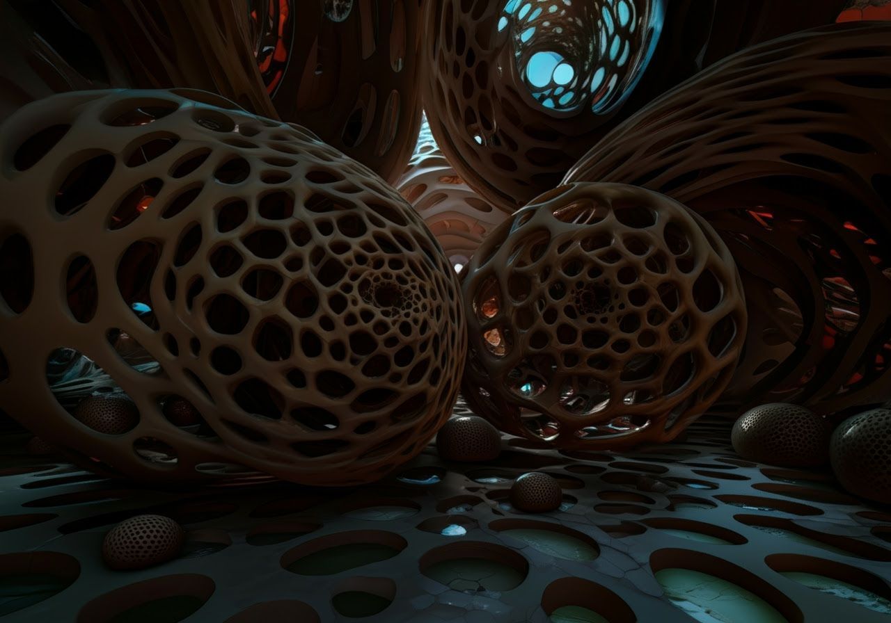 Diatomaceous Modernism Inflatable Ceramic Earthly Whirlingto...