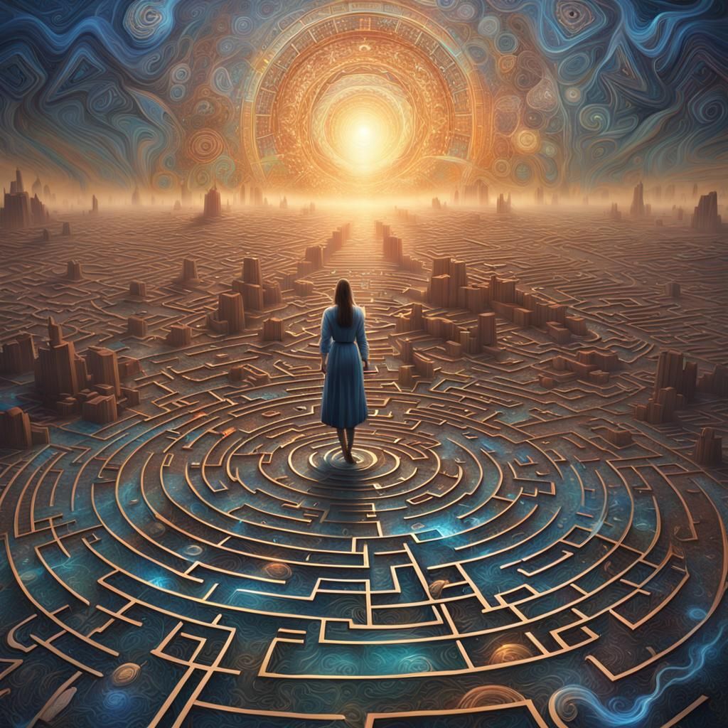 Holographic Astral Dreams in Cosmic Maze