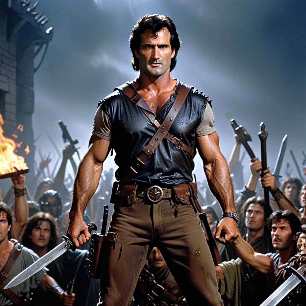 Epic Army of Darkness Battle Scene