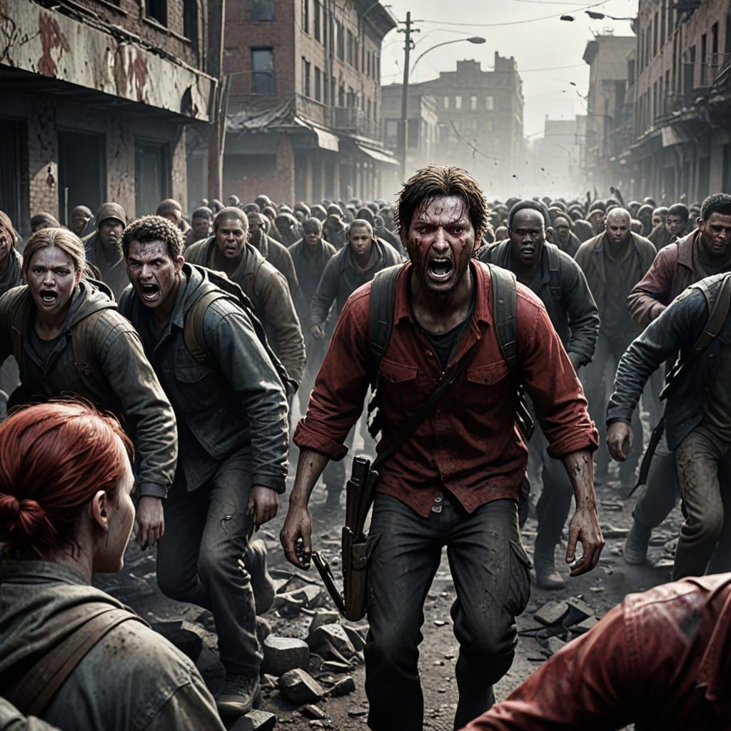 Desperate Survivors Battle Zombie Horde in Gritty Realism