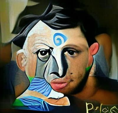 Abstract Composition in Picasso Style