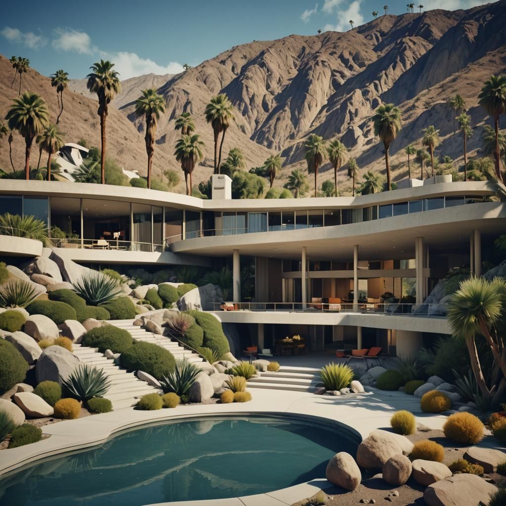 Mid-Century Modern Mansion in Palm Springs