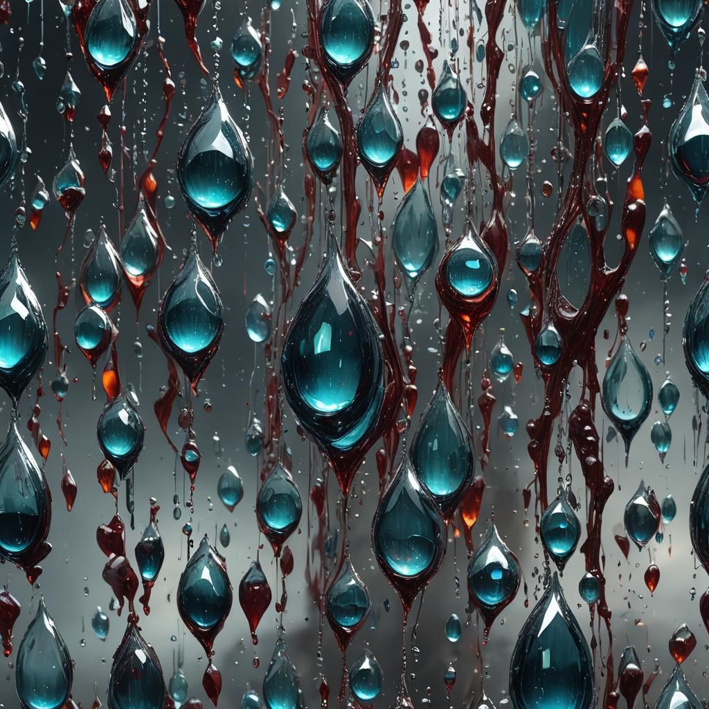 Crying Glass Tears: Detailed Matte Painting