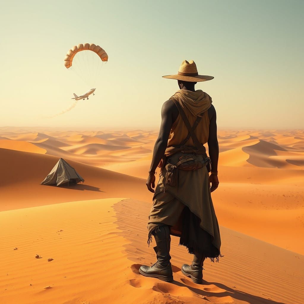 Stranded in the Golden Desert, a Man's Desperate Fate