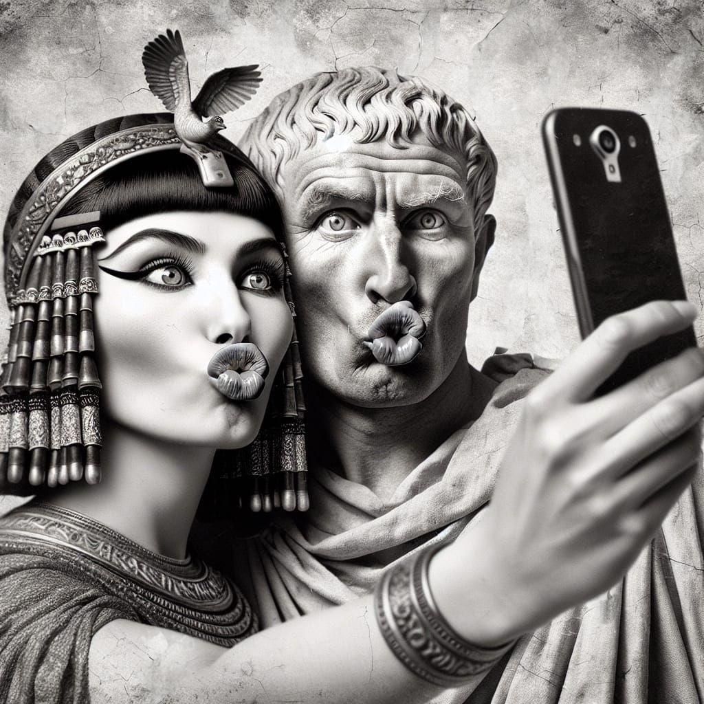 Come on, Caesar! Make a funny face!