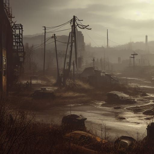 Fallout 4 Matte Painting in Unreal Engine 5