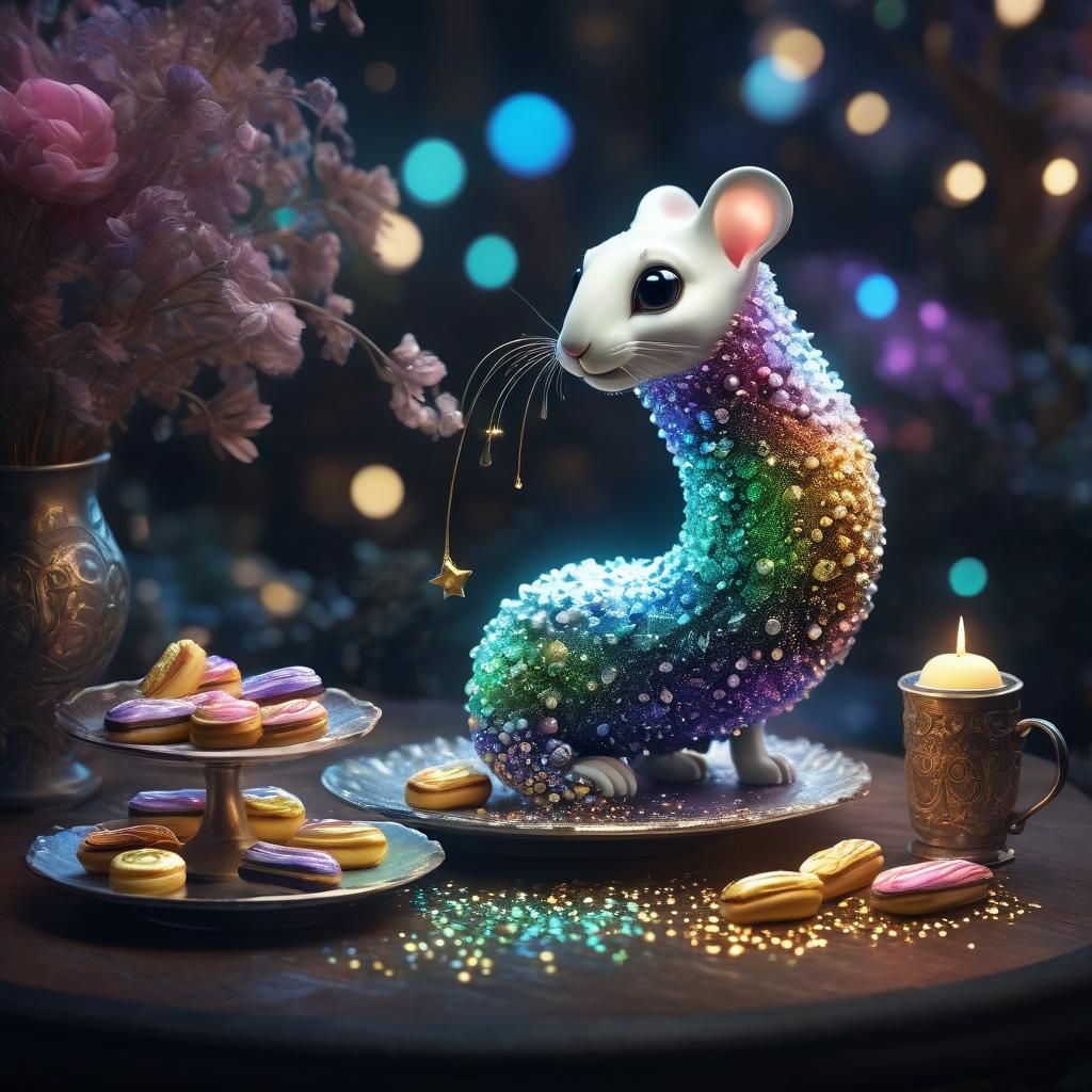 Ermine Feast: A Borderland Fantasycore Artwork