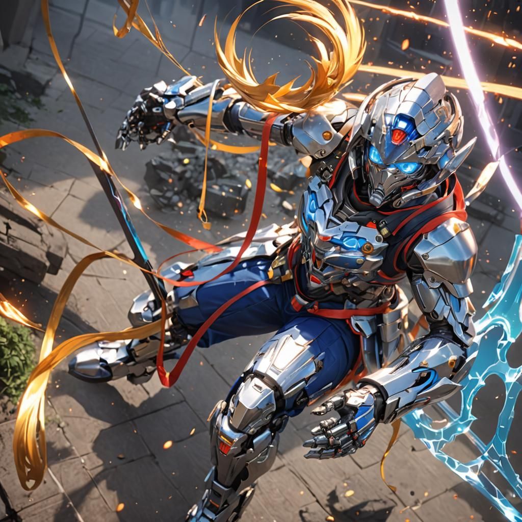 Detailed 3D Anime Art Inspired by WLOP