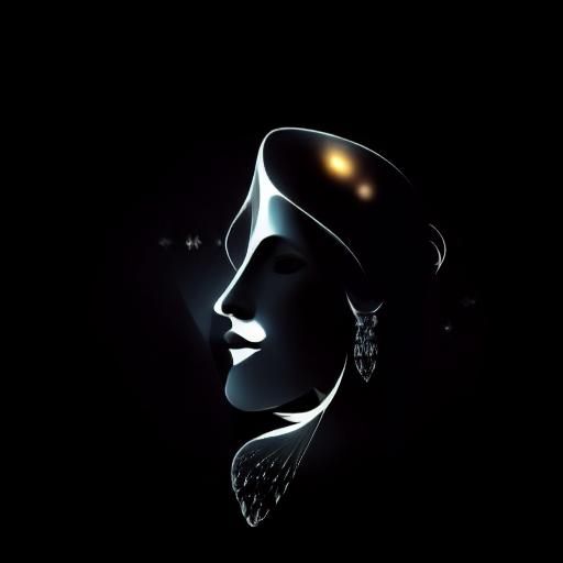 Mystical Crystal Orb on Ancient Map Table