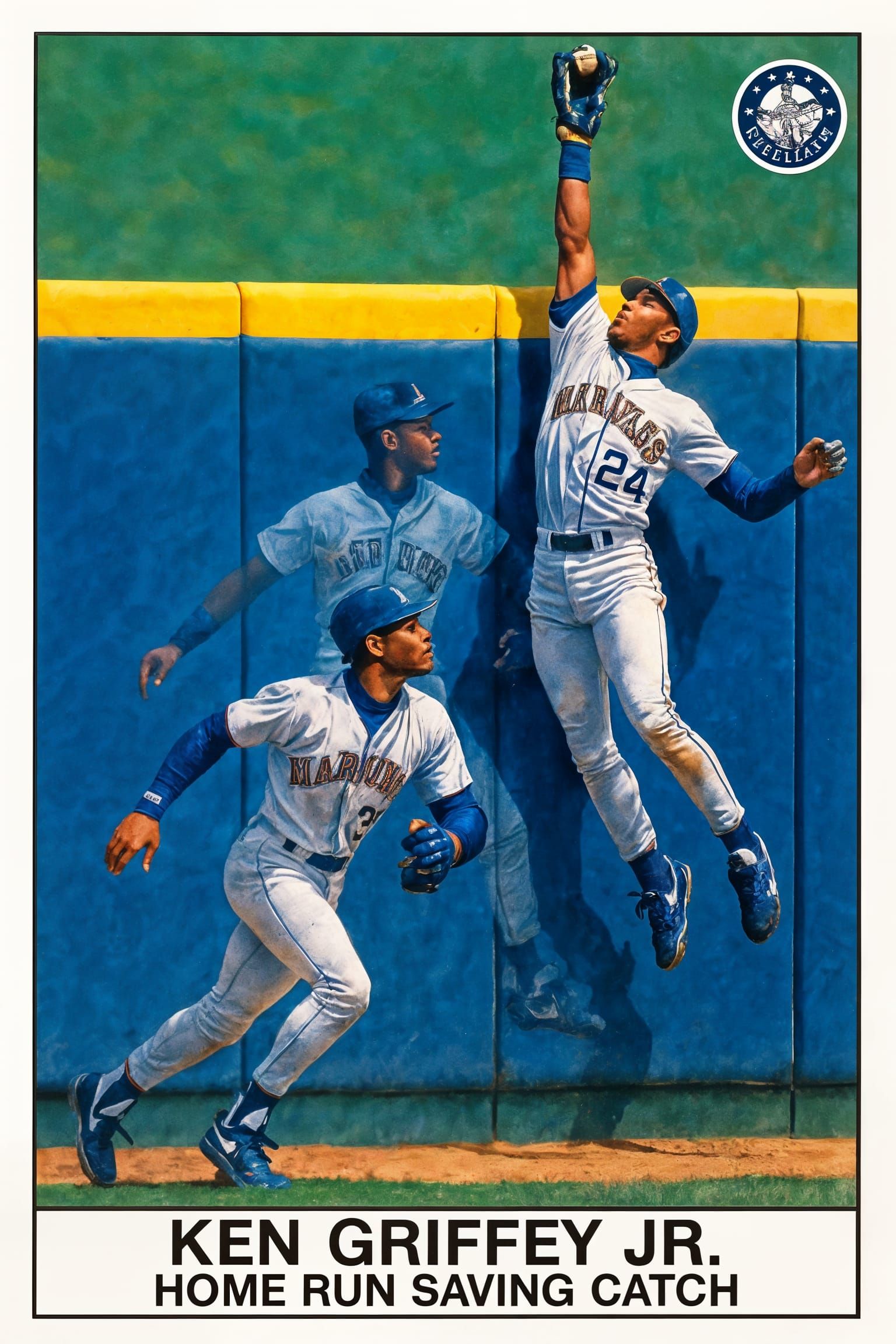 Ken Griffey Jr. Action Card with Multiple Exposures