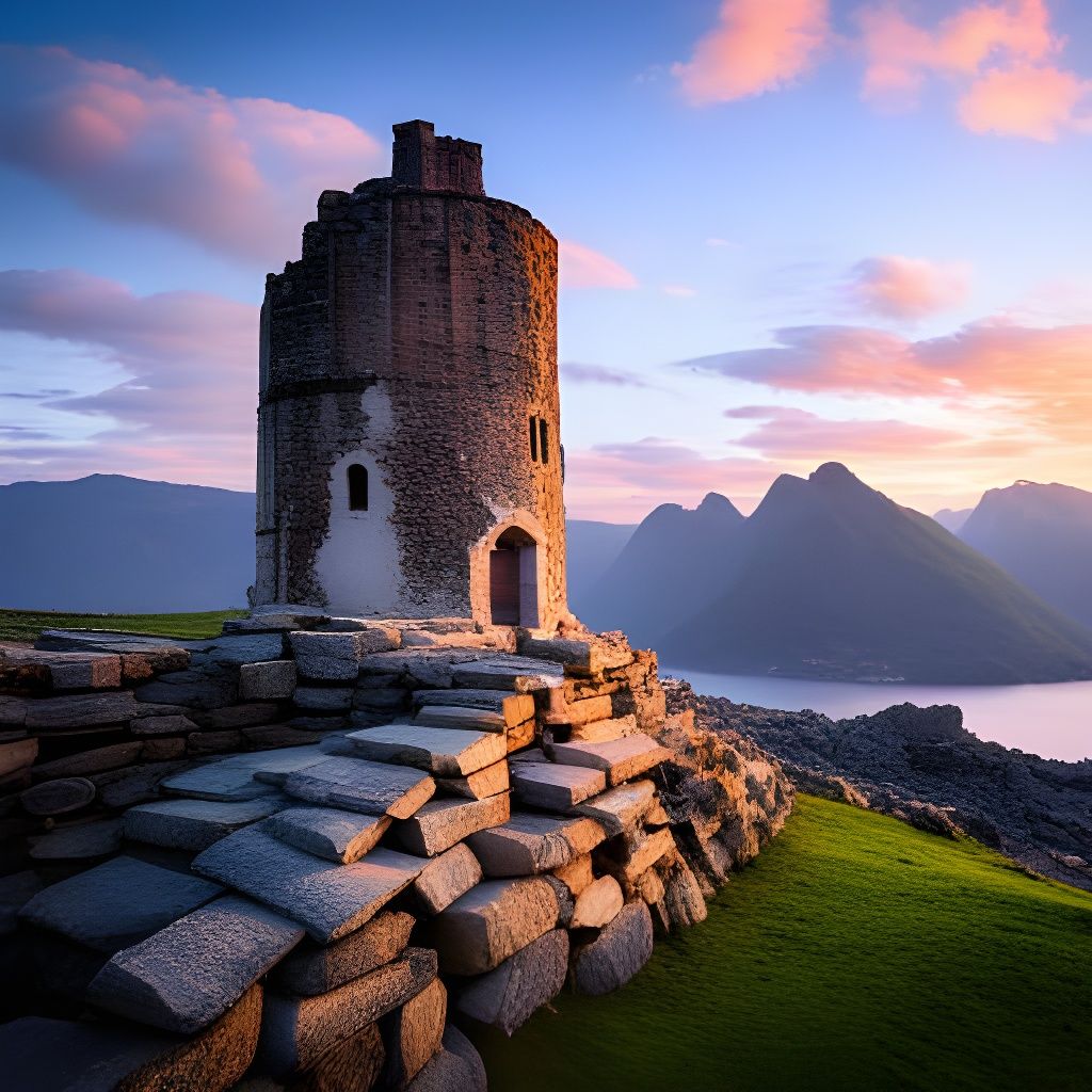 Fantastical Tower in Detailed Matte Painting