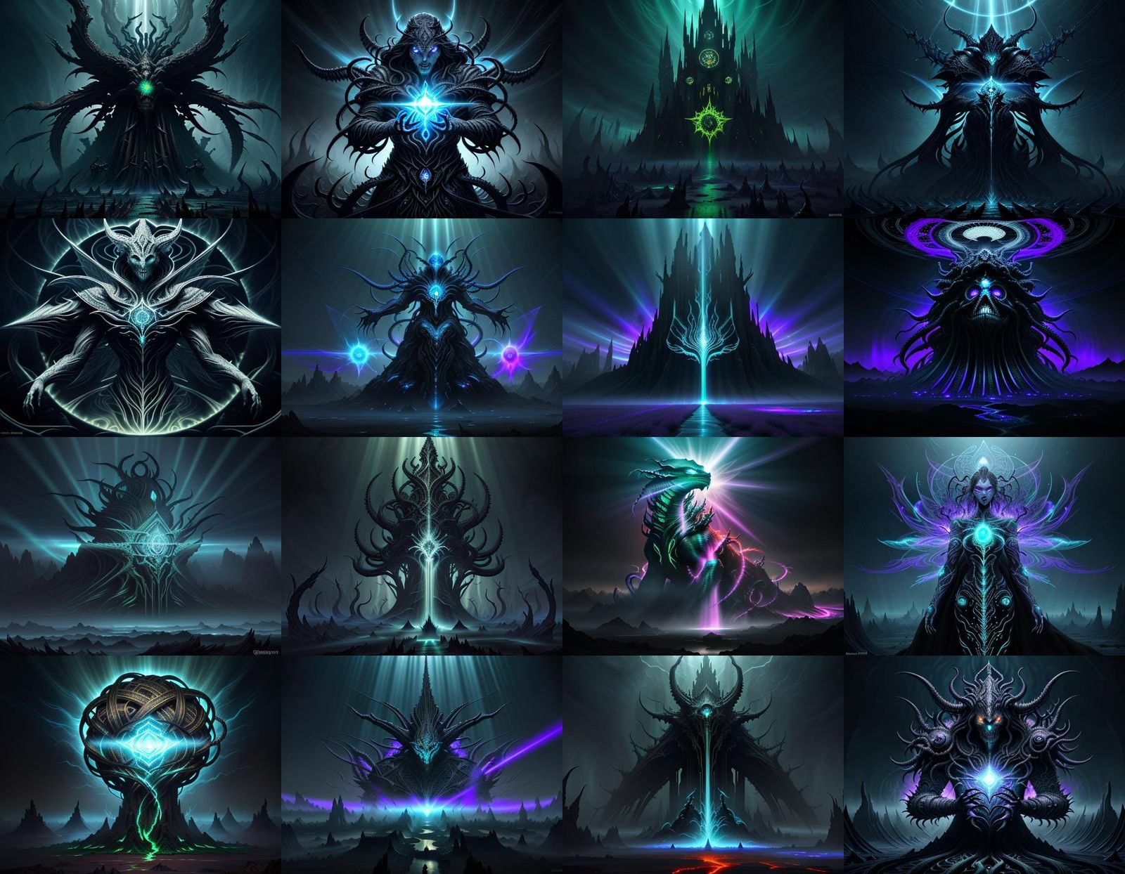 Ethereal Gods Unleash Cosmic Chaos in Dark Fantasy Realm