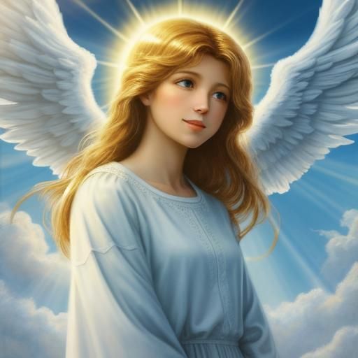 Angels singing to the Lord