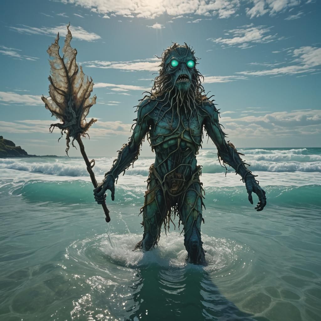 Creature from the Blue Lagoon in Retro Zombiecore