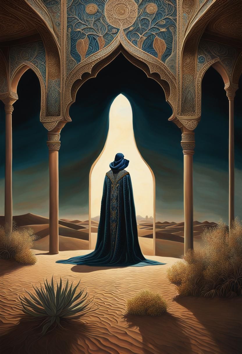 There was a portal in her tent