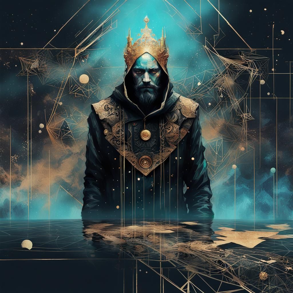 Ethereal Party Scene in Cyberpunk Aesthetic