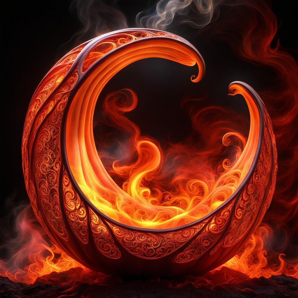 Fiery Gourd Portal to a Hellscape