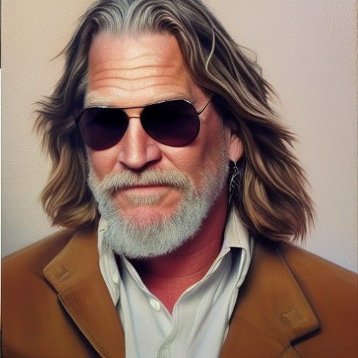 Man with Goatee in Oil Painting Style