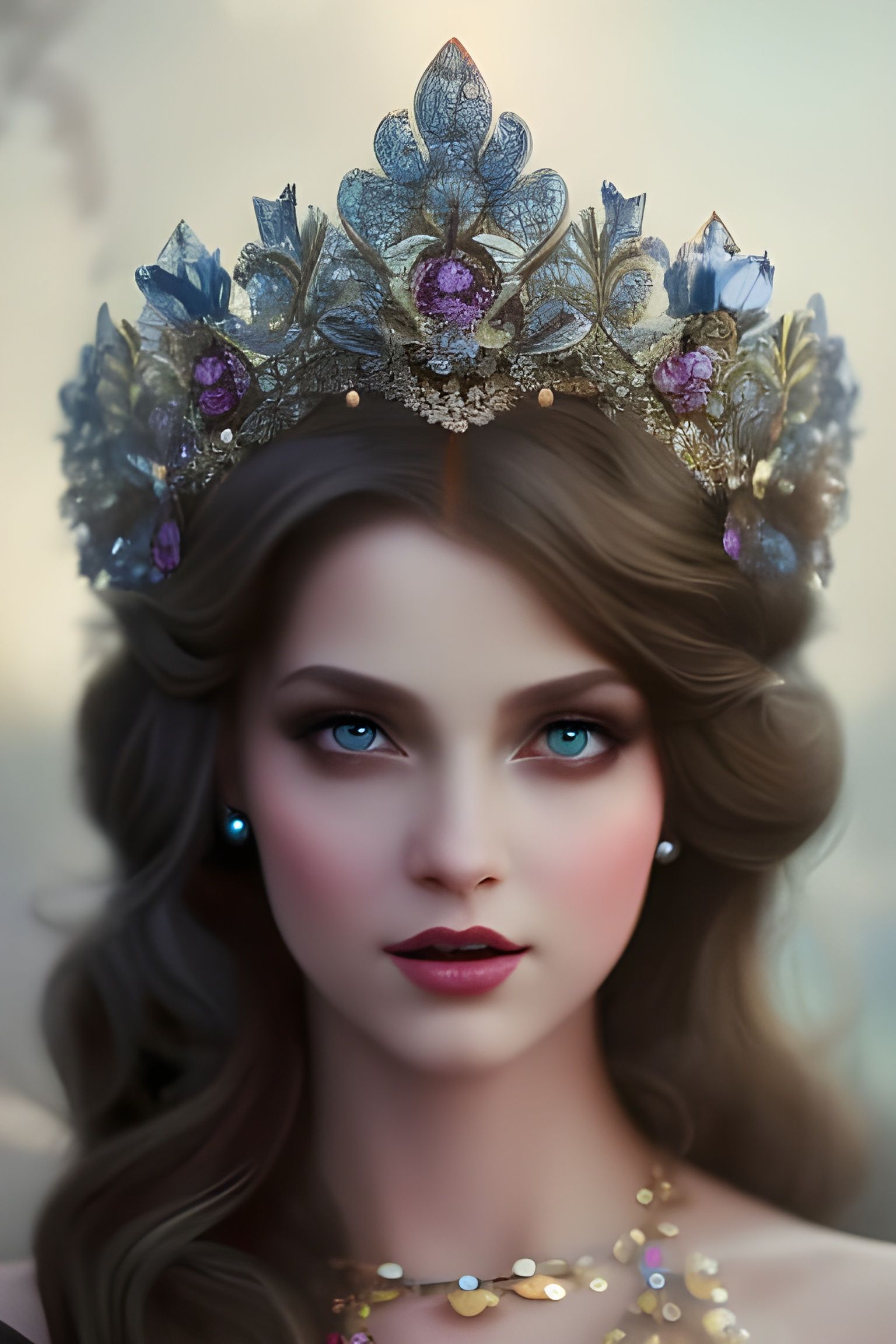 Gorgeous French Maid Princess: Hyperrealistic Fantasy Art