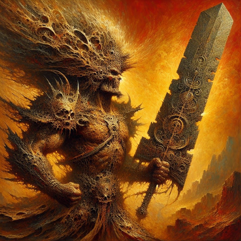 Warlord Karsa Orlong Wields Chained Destiny Sword in Tribal ...