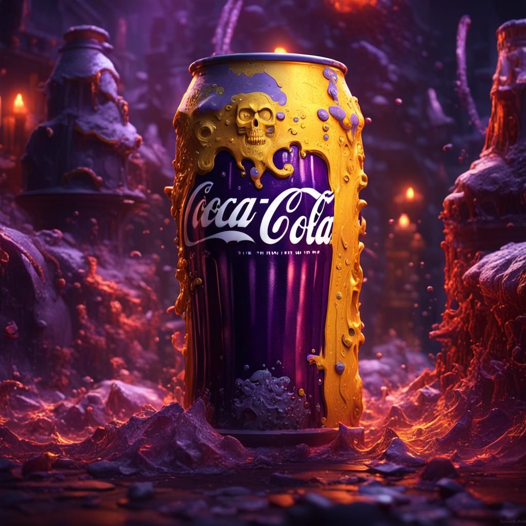 Dark Fantasy Coca-Cola Masterpiece in 8K
