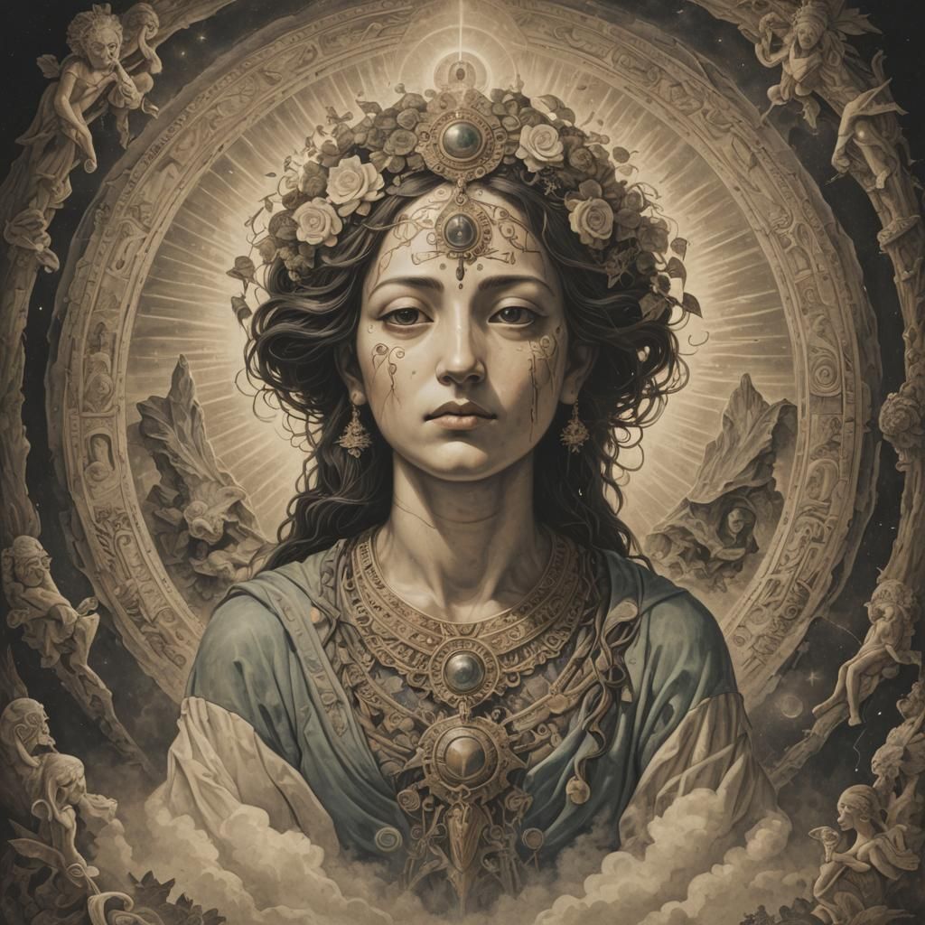 Abstract Reincarnation Concept Art