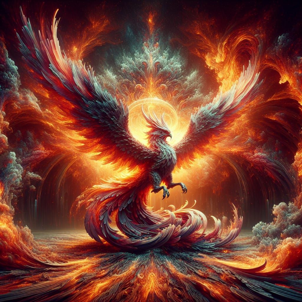 Phoenix Rising: A Fiery Spectacle in 3D