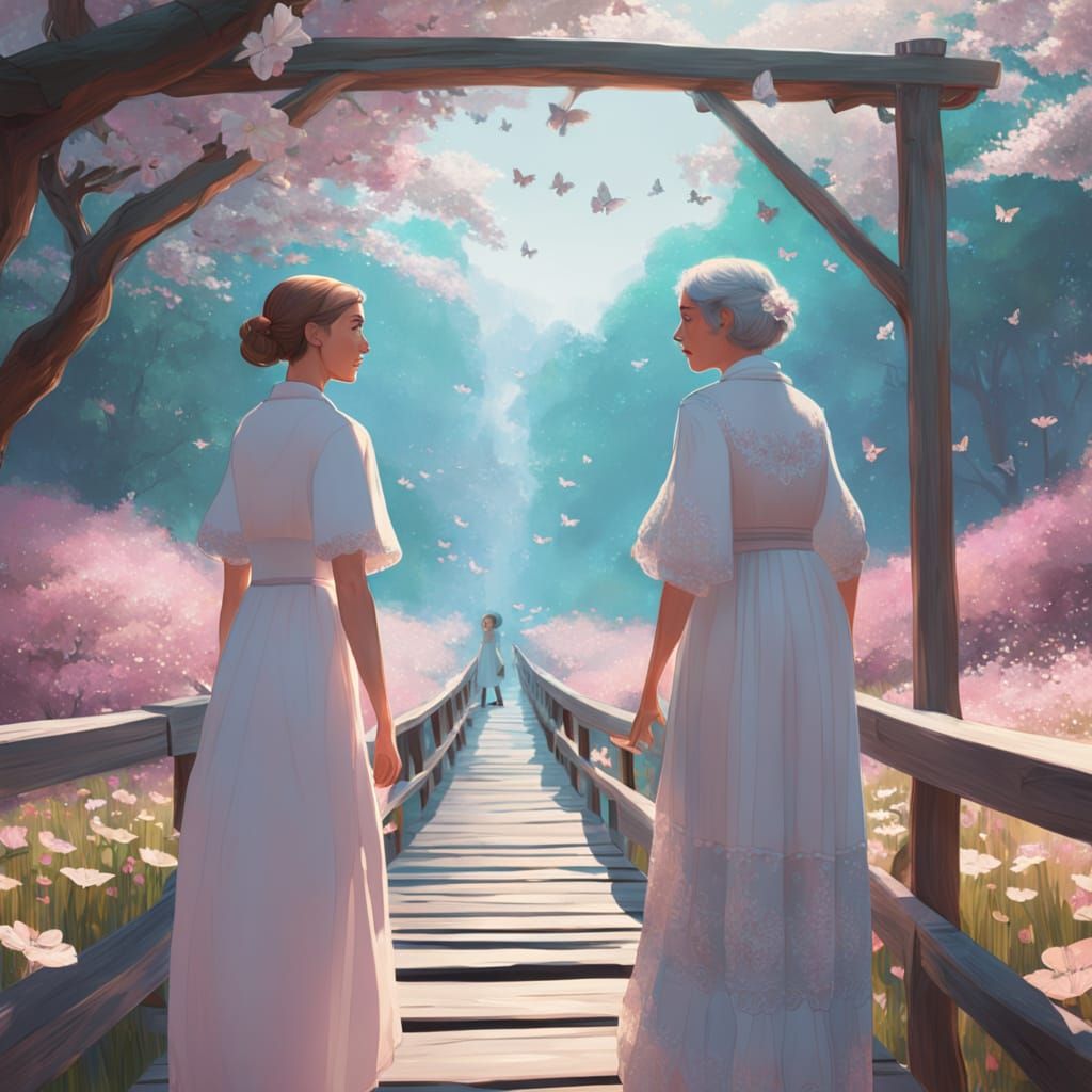 Singing on a Bridge: Triadic Colors in Splash Art