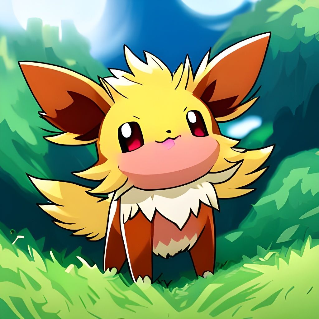 Cute Pokemon Lillipup Character Illustration