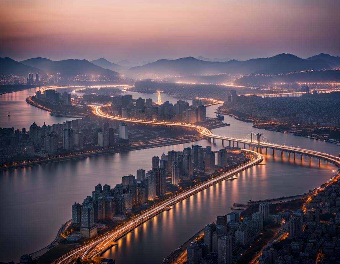 Korean Cities Along the Yalu River: Photography
