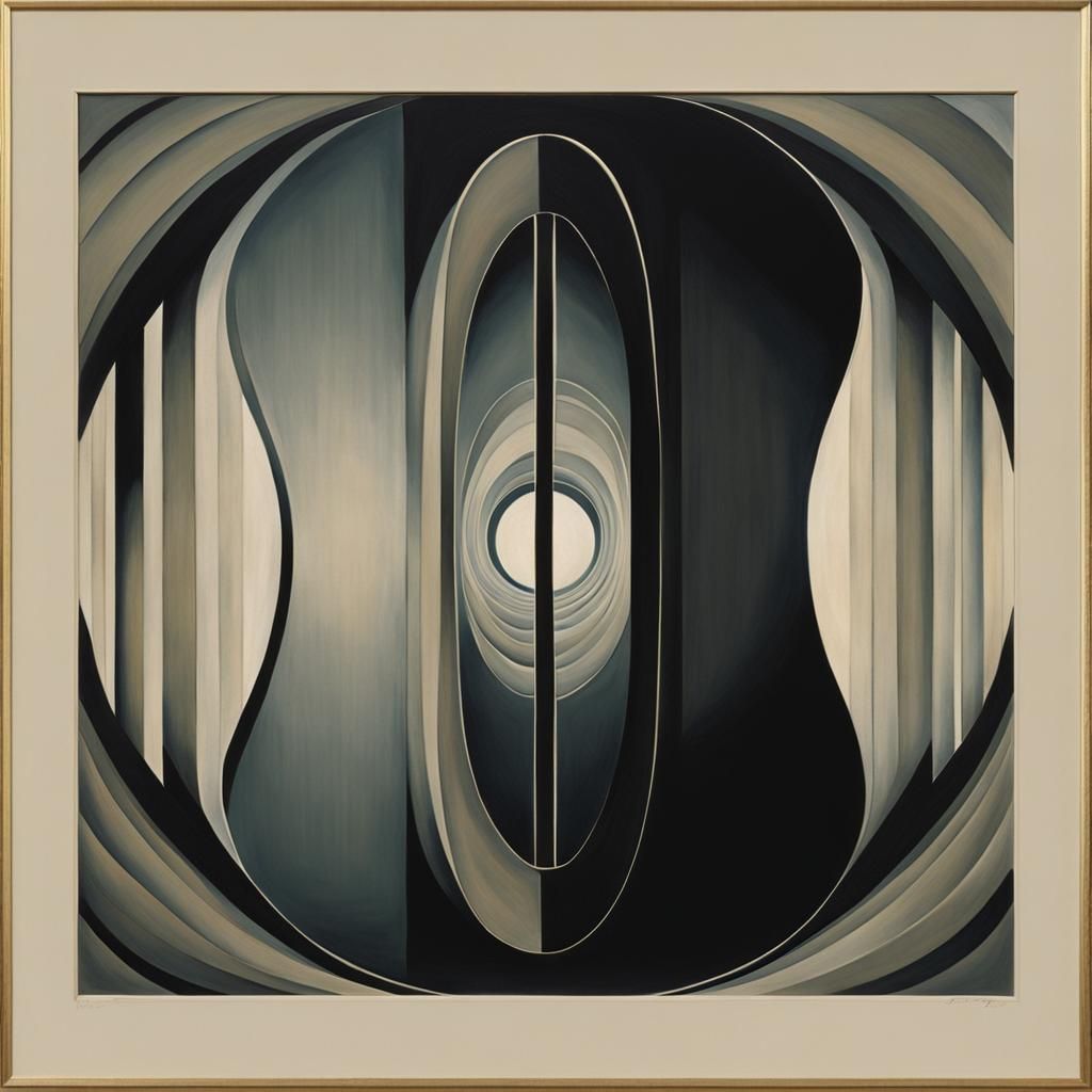 Kay Sage Inspired Surreal Abstract Painting