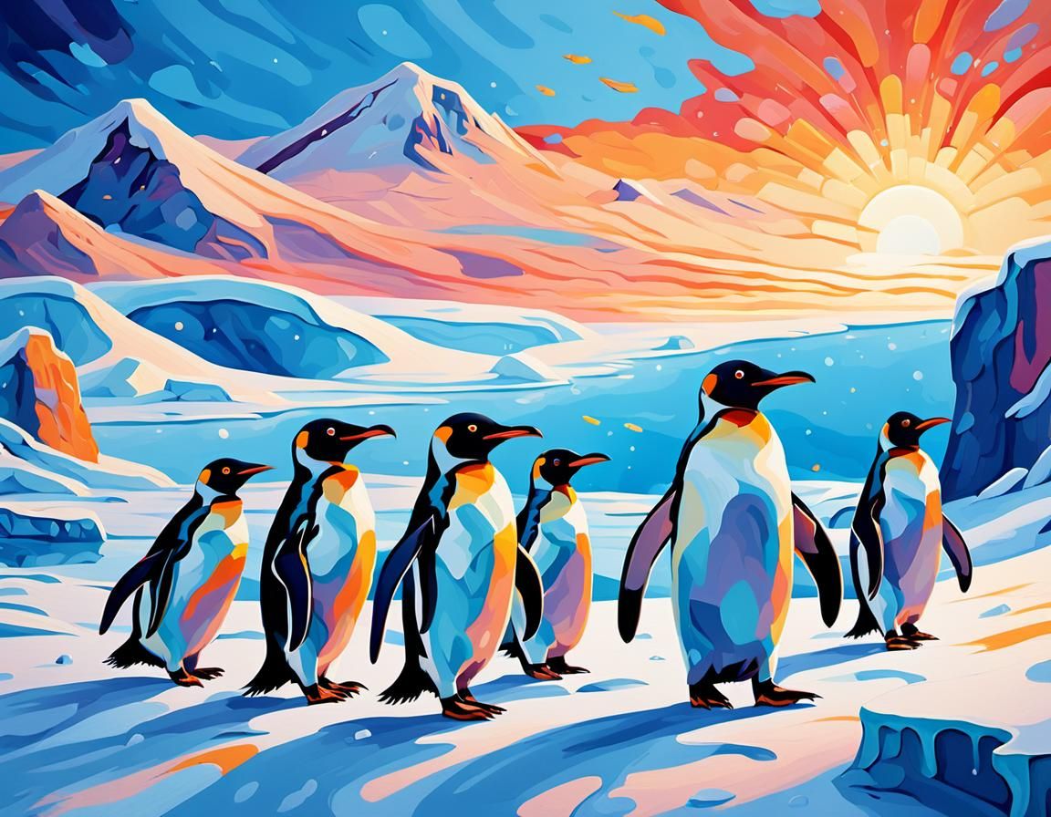Penguin Frozen Paradise ✨🐧🤩