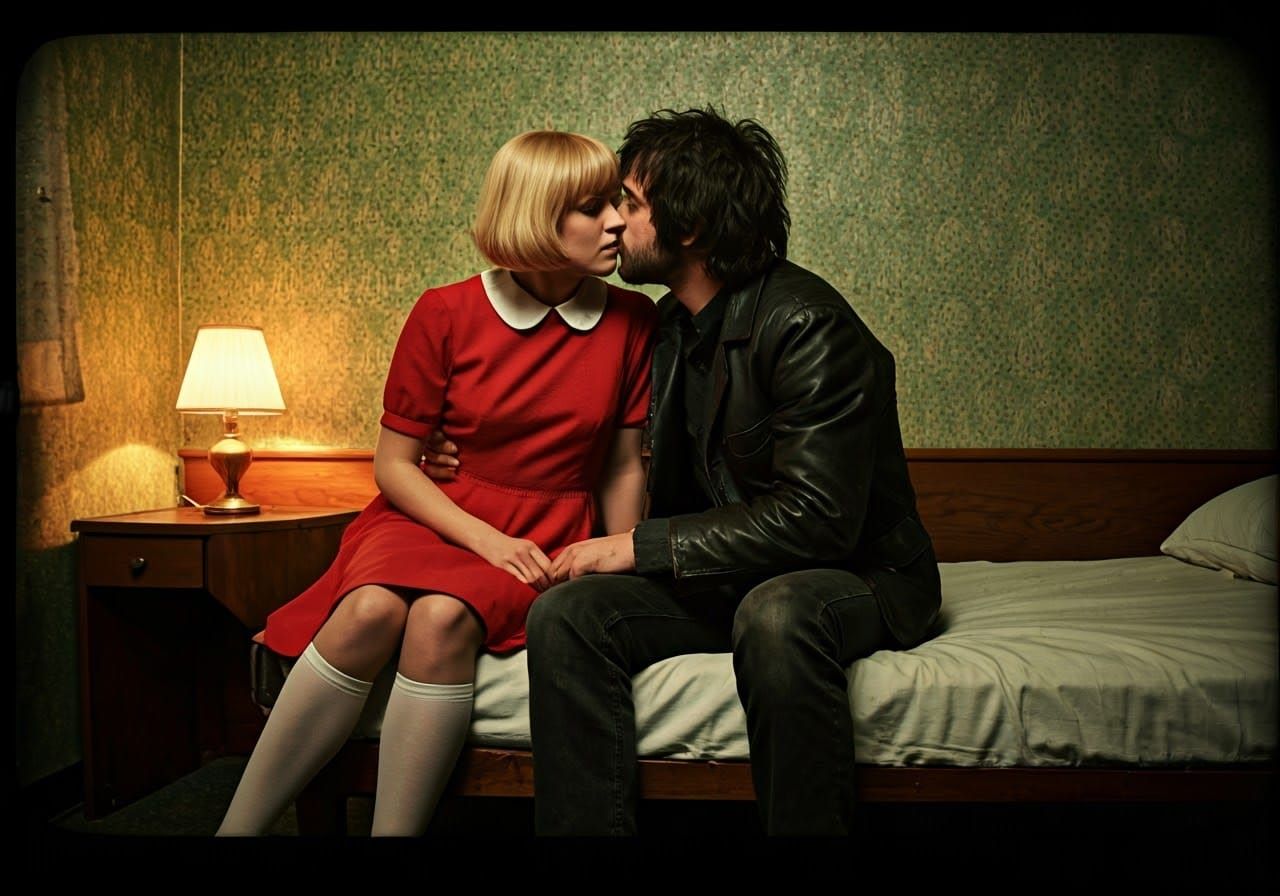 Moody Film Noir Still in Widescreen Format