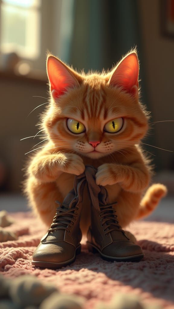 Mischievous Cat Causes Chaos in Owner's Shoes and Bed in 3D ...