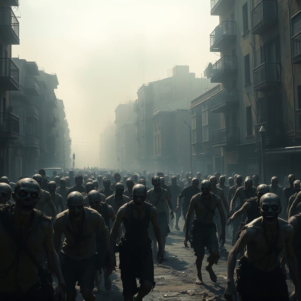 Post-Apocalyptic Naples Under Siege by Undead Hordes