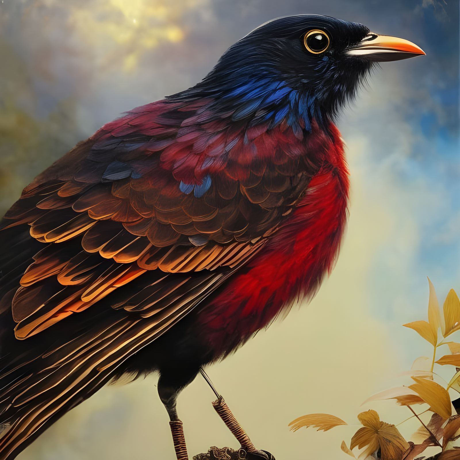 Blackbird's Dance: An Intricate Digital Masterpiece