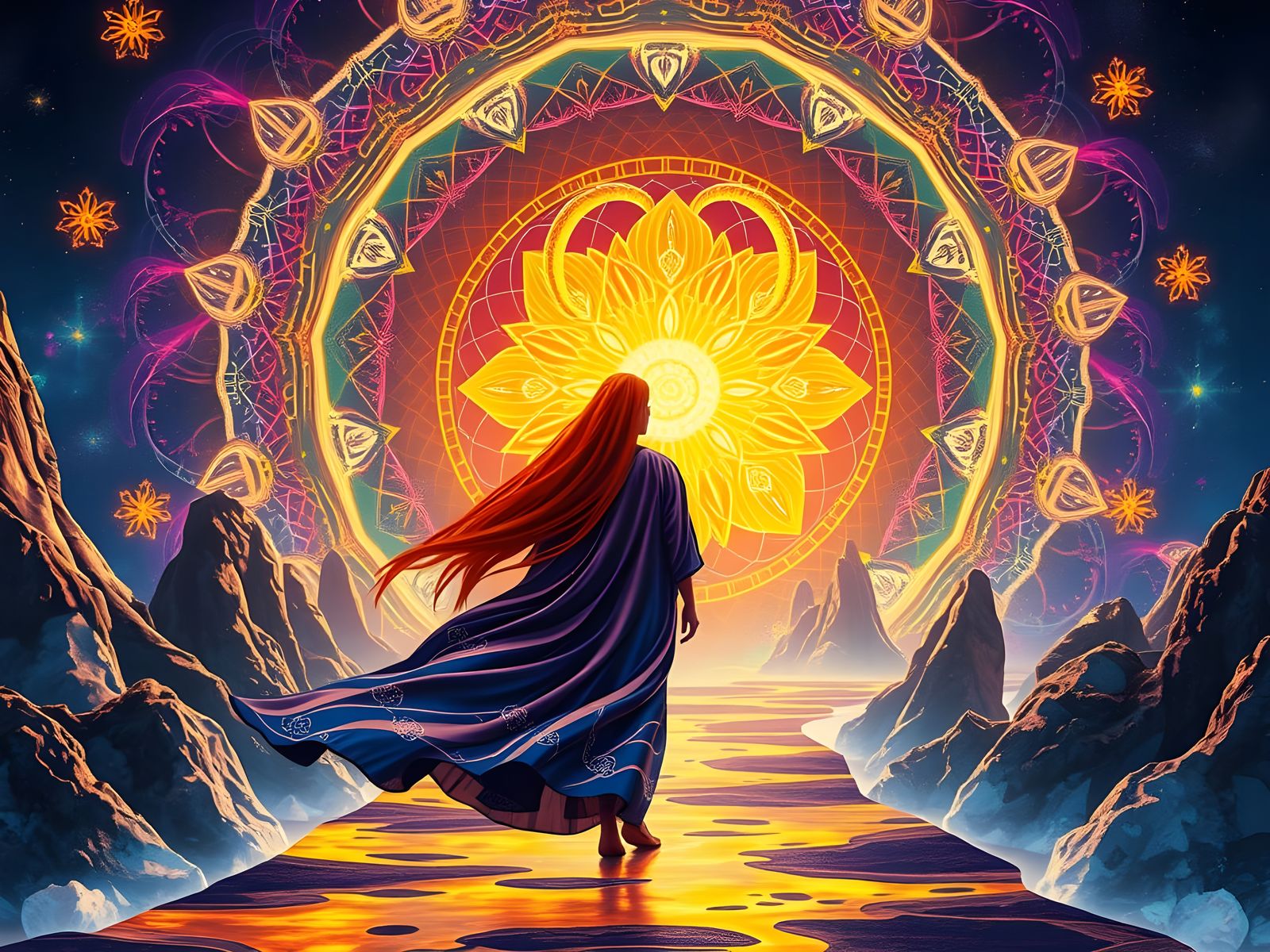 Ethereal Seeker Embarks on a Cosmic Odyssey