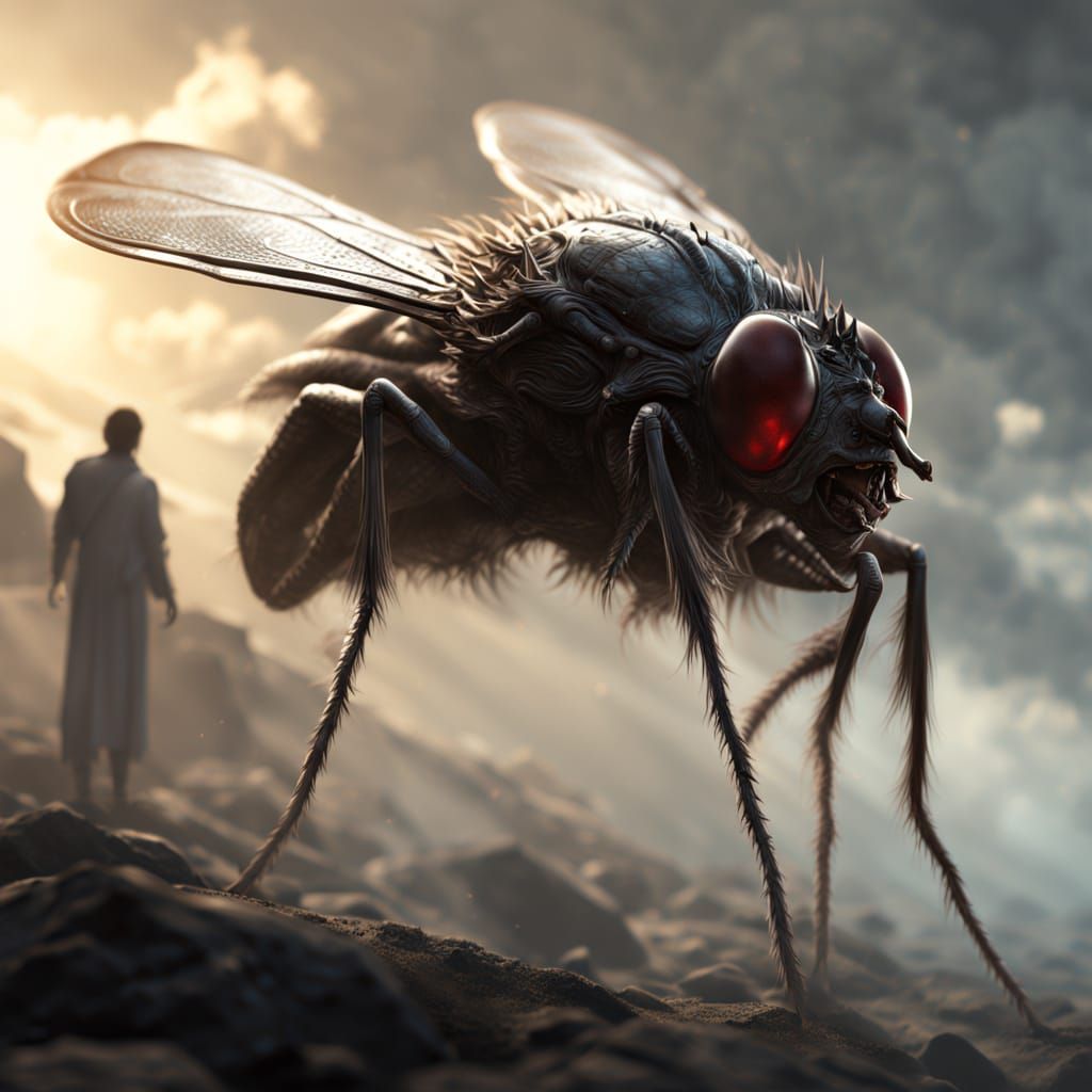 Grotesque Body Horror in Dark Fantasy Style