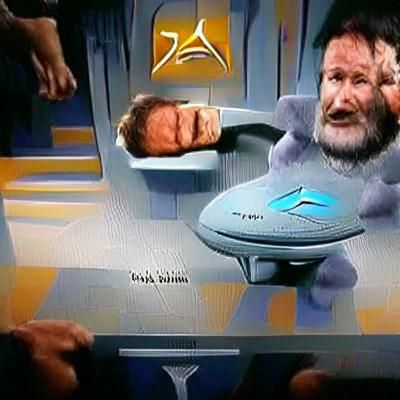 Colorful Abstract Portrait in Digital Art Style