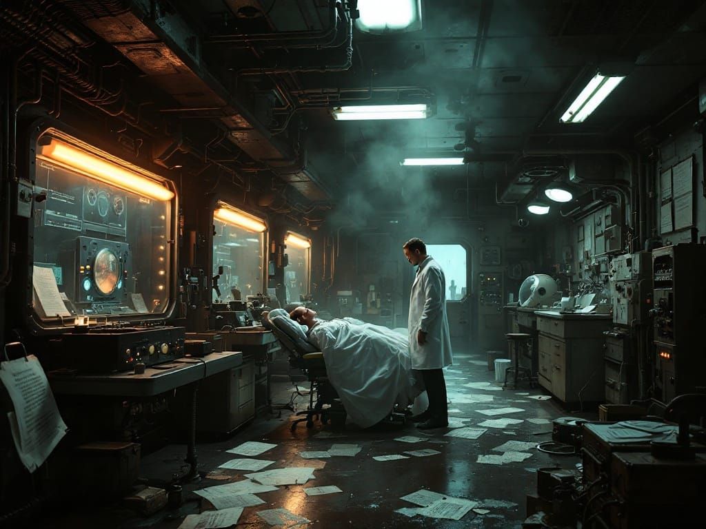 Biomechanical Nightmare: Forgotten Laboratory Beneath Mount....