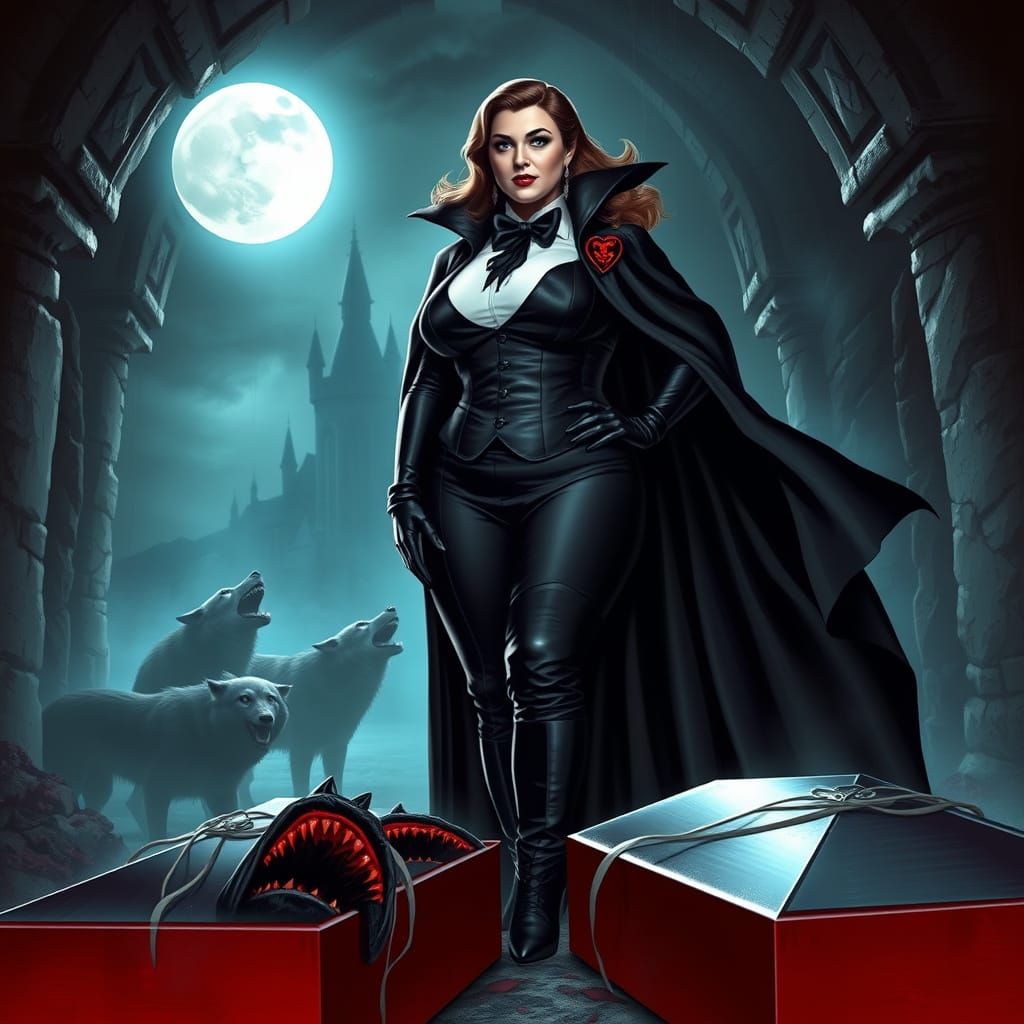 Gothic Vampire Countess Prepares to Unleash Horror in Black ...