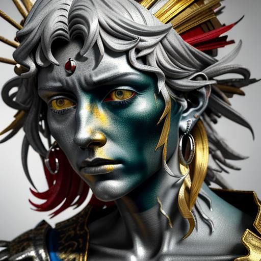 Chilling Spectral Composition in the Style of Caravaggio