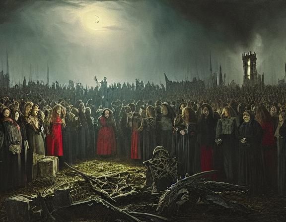 A Witches Coven Stable Diffusion style