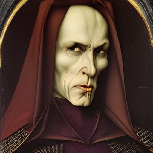 Noble Vampire Lord in Dark Gothic Style