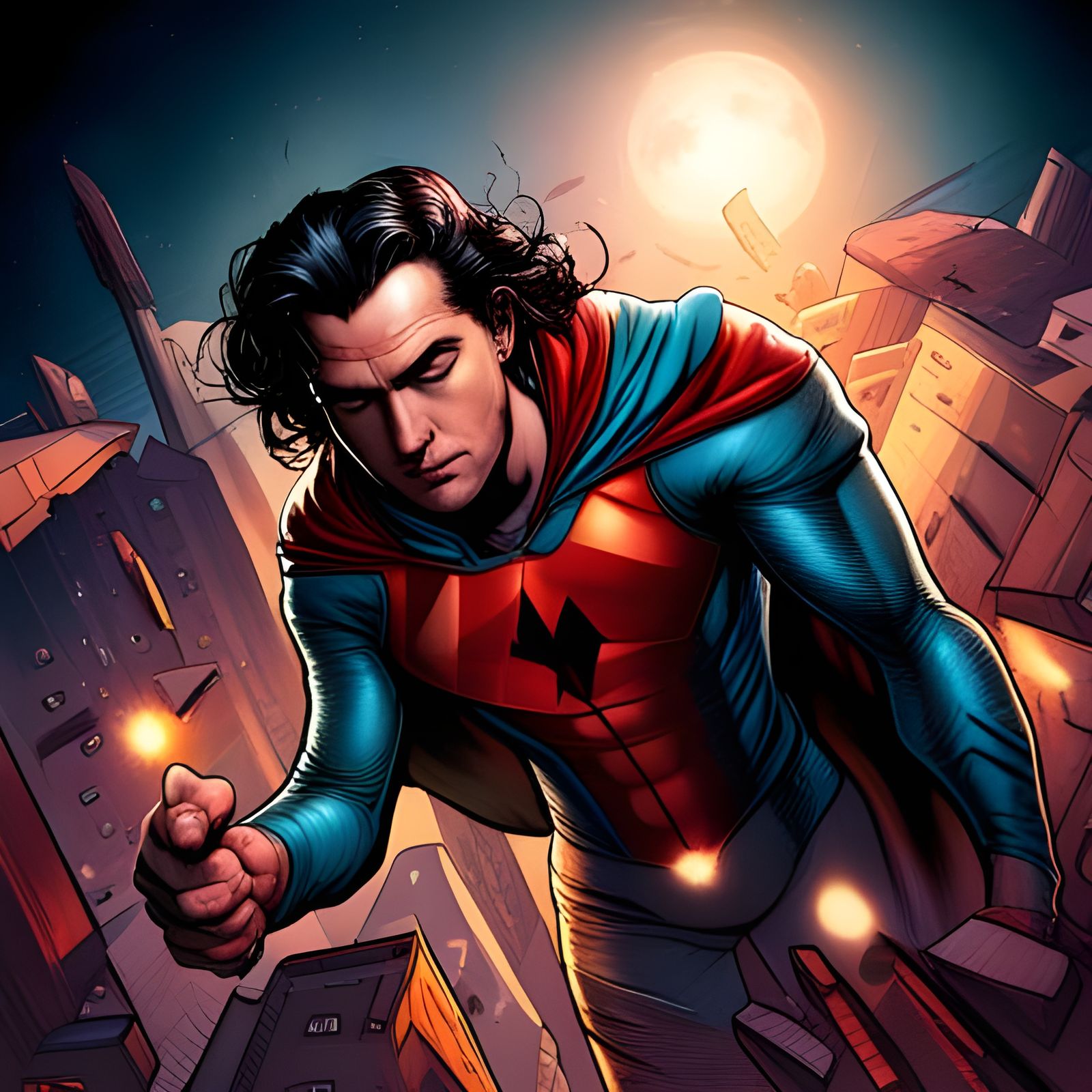 EmpathyMan Comic Book Cover: Superhero of Mediation